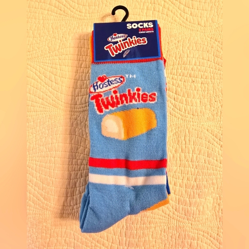 NWT Hostess Twinkies 2 Pairs Of Socks